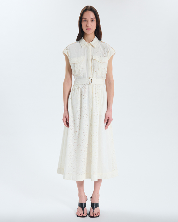 Robe Riyad Robe en coton écru ZAPA