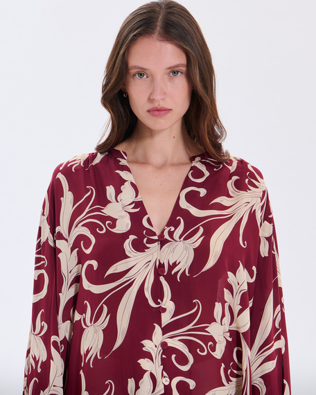 Chemise clea chemise en viscose imprim&eacute; zapa