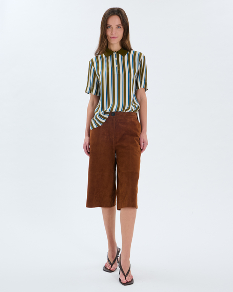 Top trinity top &agrave; rayures en viscose zapa