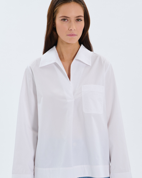 Top tal top en coton blanc zapa
