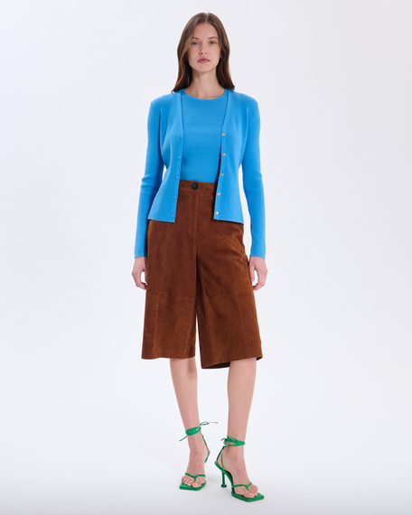 Pull naho pull en viscose bleu ocean zapa