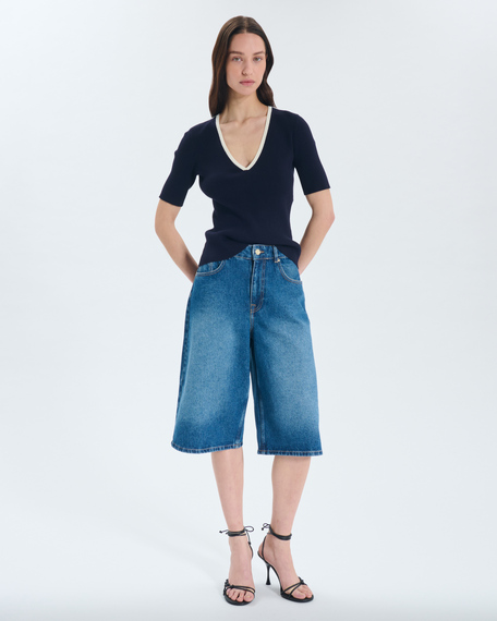 Pull naouel pull en viscose nocturne zapa