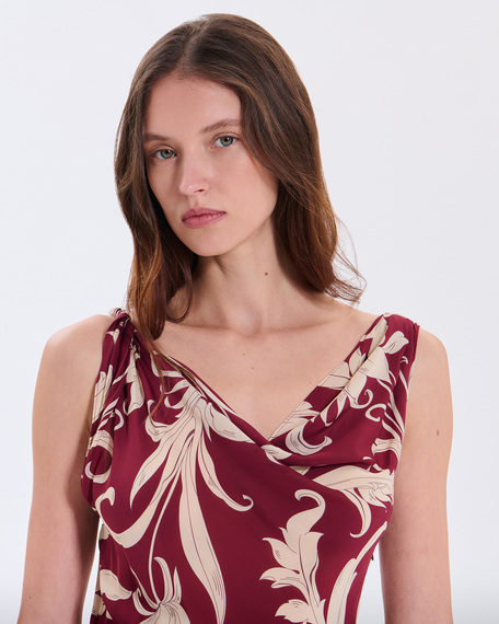 Robe rylie robe en viscose imprim&eacute; zapa