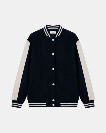 Blouson Bobby Blouson teddy en laine nocturne ZAPA