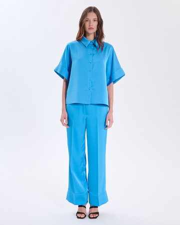 Chemise Charlize Chemise bleu ocean ZAPA