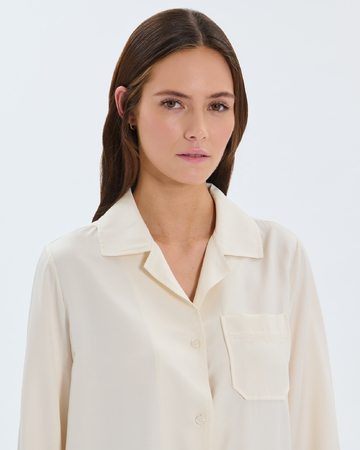 Chemise Cassidy Chemise fluide &eacute;cru ZAPA