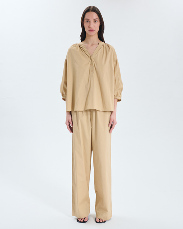 Chemise Cora Chemise en coton sable ZAPA