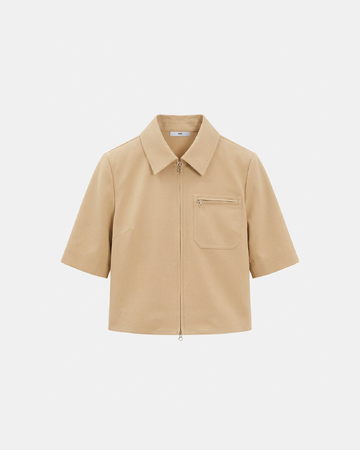 Chemise Candice Chemise en coton sable ZAPA