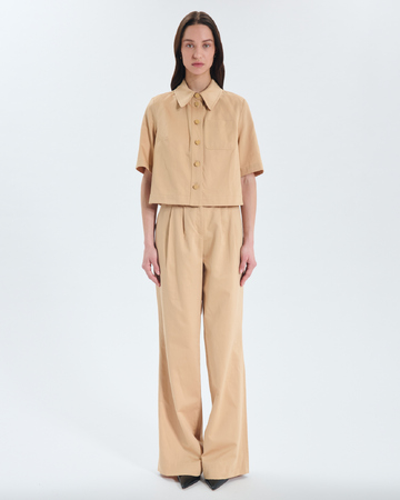 Chemise Celina Chemise en coton bio sable ZAPA