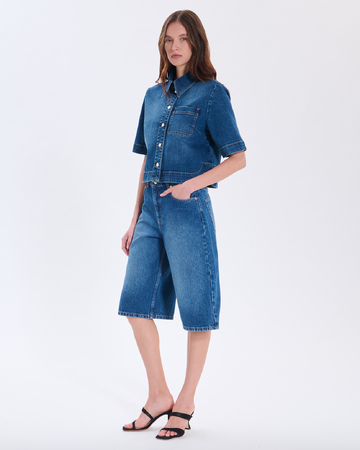 Chemise Celina Chemise en coton bleu ZAPA