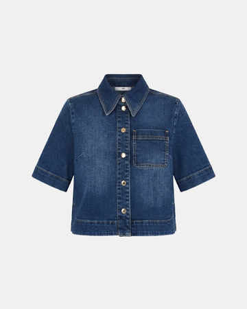 Chemise Celina Chemise en coton bleu ZAPA