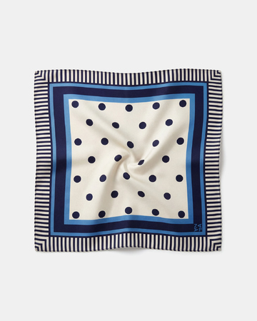 Foulard Ernest Foulard en soie imprimé ZAPA