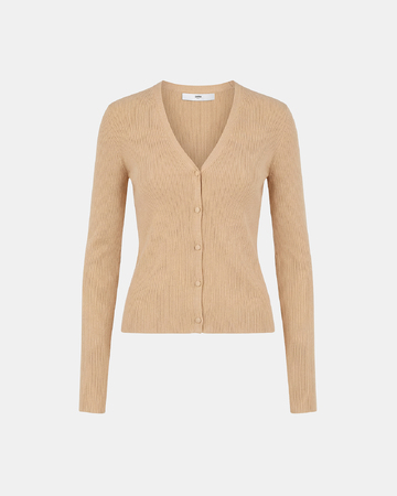 Gilet Gahano Gilet en viscose sable ZAPA