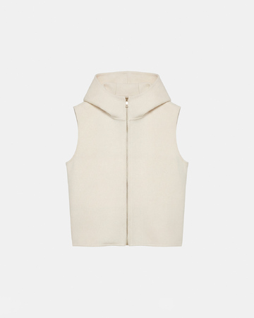Gilet Gelia Gilet en laine &eacute;cru ZAPA