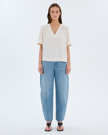 Chemise Tahiel Top à col V écru ZAPA