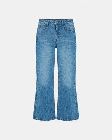 Jean Flare 7/8 Jean flare en coton bleu clair ZAPA