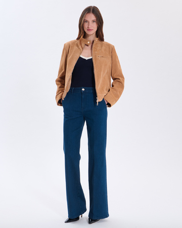 Jean Pansy Jean en coton indigo ZAPA