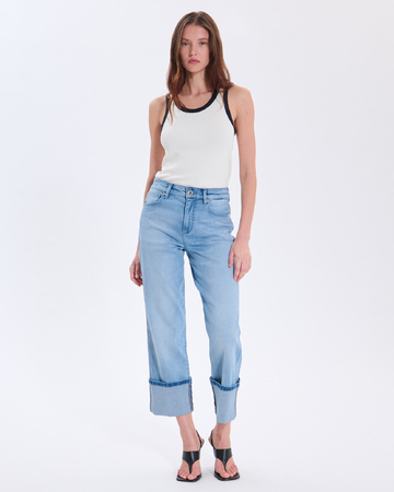 Jean Popus Jean en coton bleu clair ZAPA