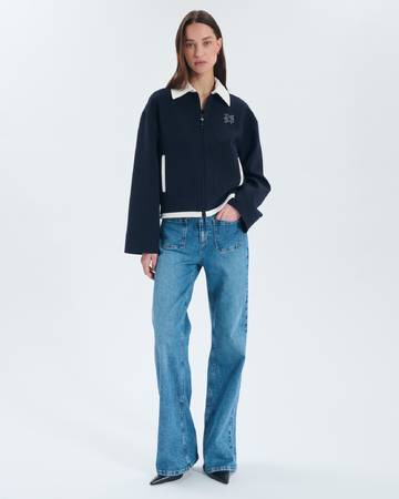 Jean Pocket Jean en coton bleu clair ZAPA