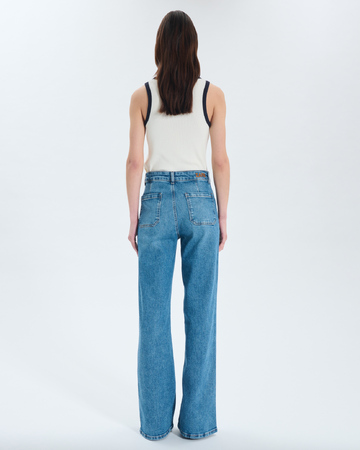 Jean Pocket Jean en coton bleu clair ZAPA