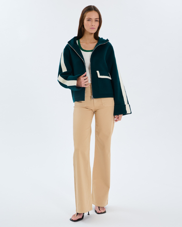 Jean Pocket Jean &agrave; 4 poches en coton sable ZAPA