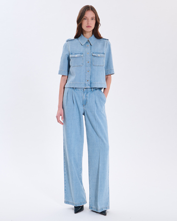 Jean Prince Jean en coton bleu clair ZAPA
