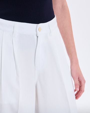 Pantalon Prince Pantalon en coton blanc ZAPA