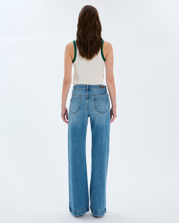 Jean New Jessie Jean en coton bleu ZAPA