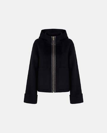 Manteau Marjy Manteau en laine noir ZAPA