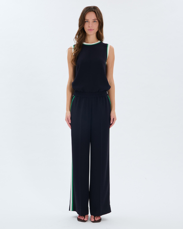 Pantalon Poemia Pantalon fluide avec bandes nocturne ZAPA