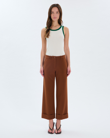 Pantalon Parly Pantalon droit acajou ZAPA