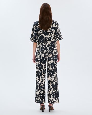 Pantalon Parlya Pantalon en lin imprimé ZAPA