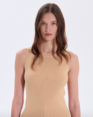 Pull Naho Pull en viscose sable ZAPA
