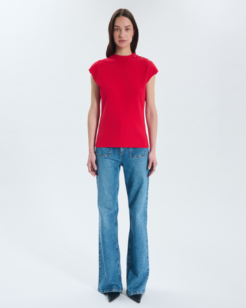 Pull Nigella Pull en coton épaule boutonnée ZAPA