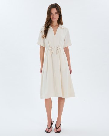 Robe Rebel Robe avec cordon écru ZAPA