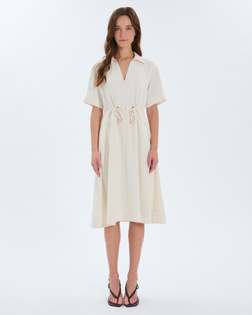 Robe Rebel Robe avec cordon écru ZAPA