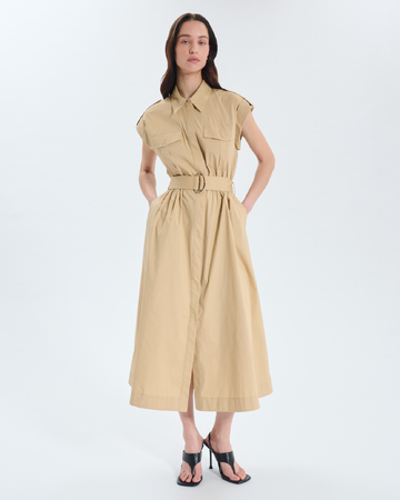 Robe Riyad Robe midi saharienne ZAPA