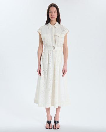 Robe Riyad Robe en coton écru ZAPA