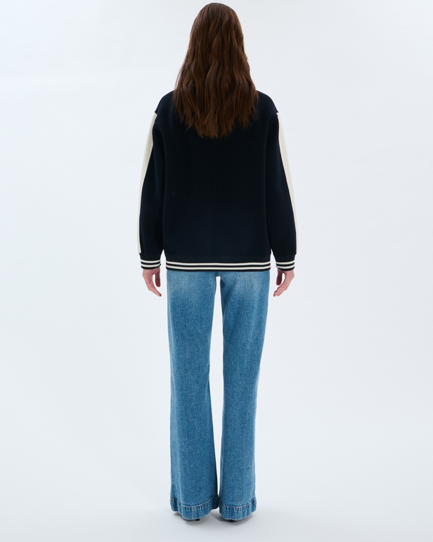Blouson Bobby Blouson teddy en laine nocturne ZAPA