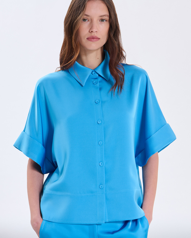 Chemise Charlize Chemise bleu ocean ZAPA