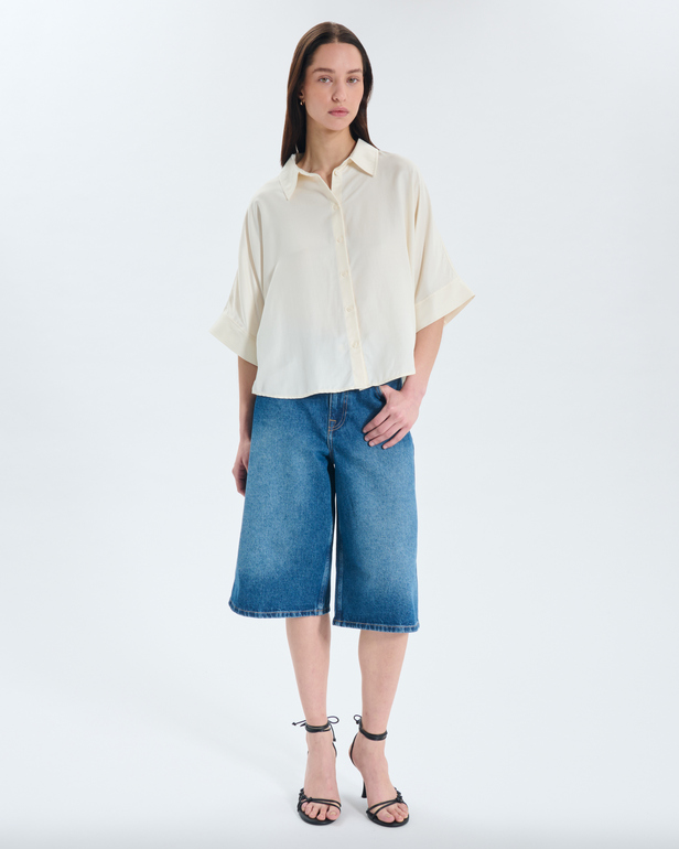 Chemise Cleophee Chemise &eacute;cru ZAPA