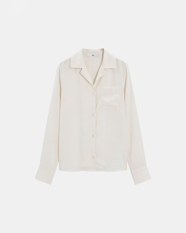 Chemise Cassidy Chemise fluide &eacute;cru ZAPA
