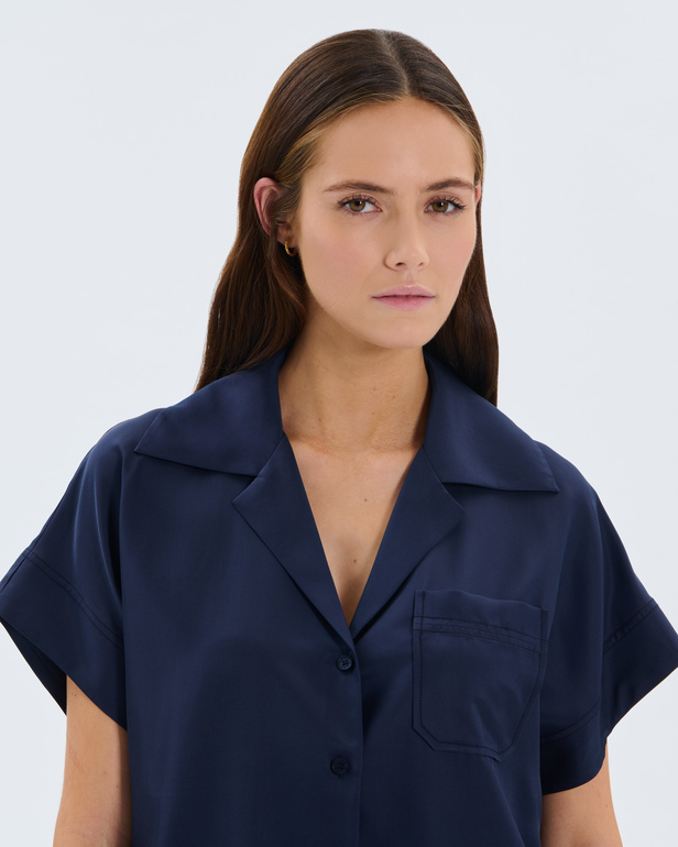 Chemise Cassie Chemise manches courtes nocturne ZAPA