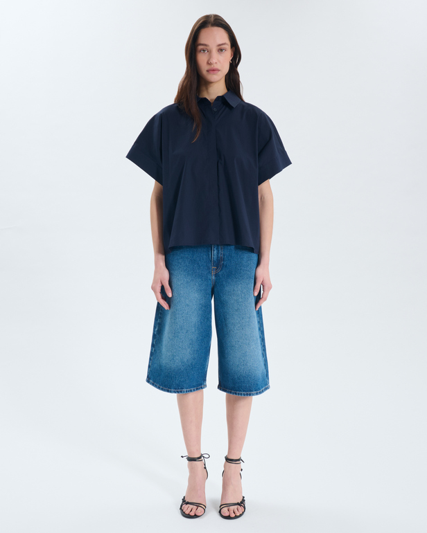 Chemise Cher Chemise nocturne ample manches courtes ZAPA