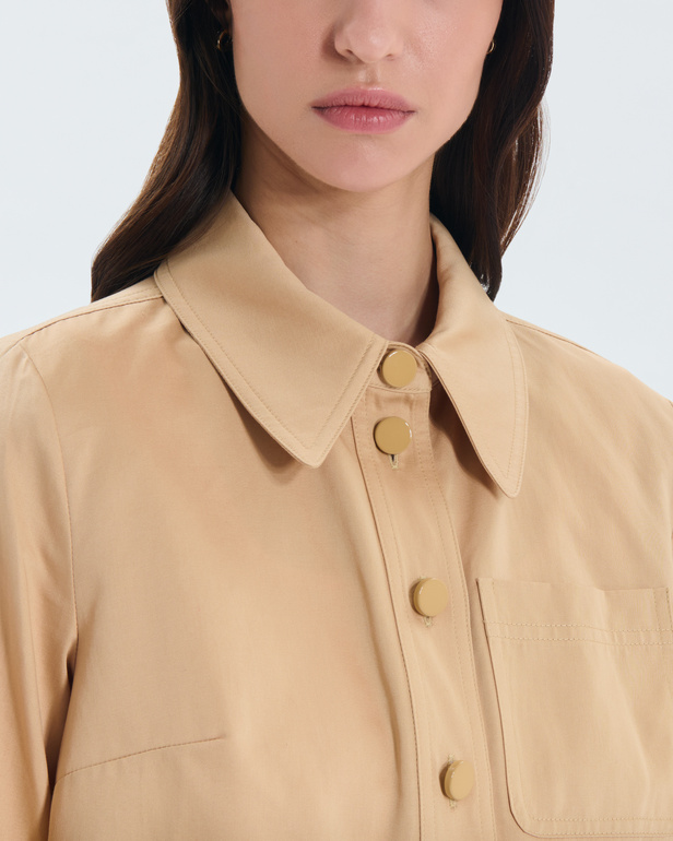 Chemise Celina Chemise en coton bio sable ZAPA