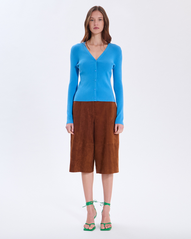 Gilet Gahano Gilet en viscose bleu ocean ZAPA