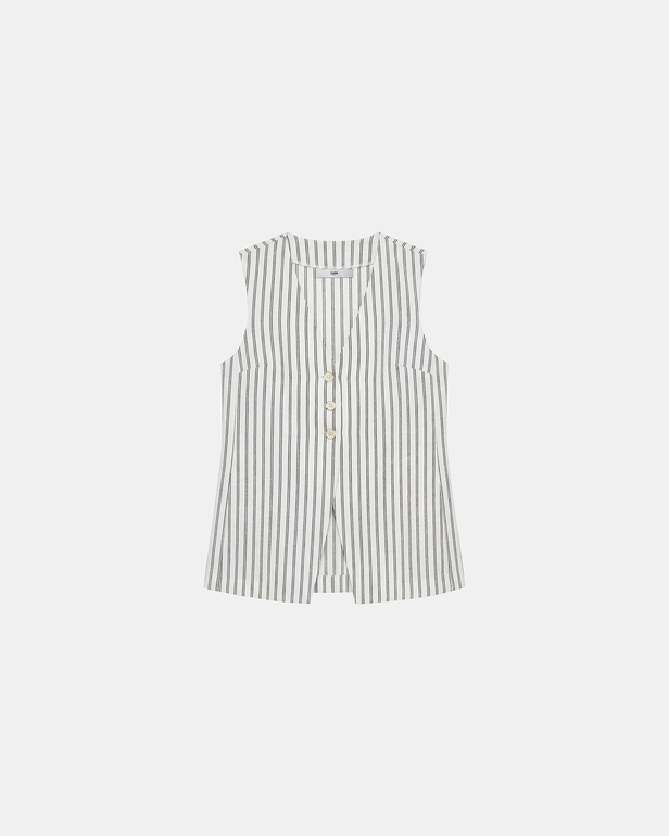 Gilet Giovina Gilet en coton &eacute;cru ZAPA