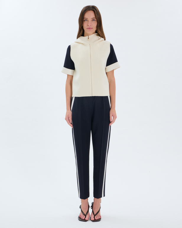 Gilet Gelia Gilet en laine &eacute;cru ZAPA