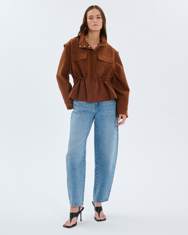 Jean Barrel Jean barrel en coton bleu ZAPA