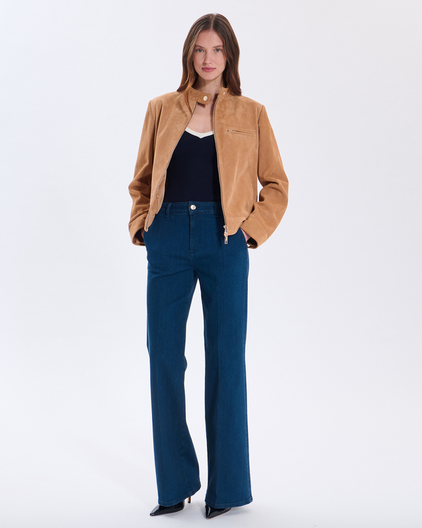 Jean Pansy Jean en coton indigo ZAPA
